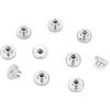 Hilitand M3 M4 M5 M6 M8 M10, acciaio al carbonio nichelato, stringere a mano la manopola con dadi a testa zigrinata con dadi(M3（10pcs）)