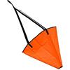 Zxpjkyu Ancora Galleggiante in PVC Resistente con Freno a Paracadute E Design Compatto, Adatta per Barche, Yacht, d'Acqua, Pesca E Sport Acquatici, Arancione, Fino a 12-14ft