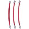 Ysyqkn 3 Pezzi Ammortizzatore Silicone Morbido Montaggio Sicuro Adatto per Gioco Tennis Regalo, Bianca