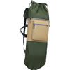 Fxzqgnh Zaino per Skateboard E Longboard, Zaino Pieghevole con Chiusura a Coulisse E Spallacci Regolabili, Borsa Extra Capiente con Oxford Mate, Verde Scuro