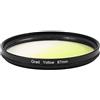 Ruilogod Ultra-Violet 67mm Graduato Giallo Giallo Protector per lenti per la foschia per DSLR