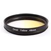 Ruilogod Ultra-Violet 49mm Graduato Giallo Giallo Protector di protezione per la foschia per DSLR