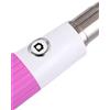 Ruilogod Telescopica pieghevole monopiede Stick Fucsia per Smart Phone