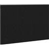 vidaXL Testata del letto montata a parete in materiale ligneo nero effetto rovere