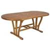 Bizzotto Tavolo Noemi in Legno Ovale ALLUNGABILE 150-200 x 90