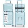 4FLY Valigetta rigida leggera da viaggio e set di valigie: trolley con serratura TSA, ruote doppie, manico telescopico in alluminio e doppia cerniera, beauty case, bagaglio a mano e bagaglio da lavoro