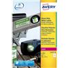 avery Etichette permanenti in poliestere Avery 99,1x139 mm bianco Laser 4 et./foglio Conf. 20 fogli - L4774-20