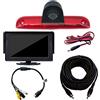 Dolphin Automotive Telecamera posteriore per Fiat Ducato/Peugeot Boxer Van/Citroen Relay 2006-2023 (fotocamera con monitor da 4,3 pollici)