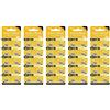 Maxtonser Confezione da 10/50 batterie a bottone AG4 LR626 da 1,55 V, a lunga durata, adatte per orologi, fotocamere e giocattoli