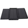 Fockety Caricabatterie Solare Power Bank, 10000mAh Solar Power Bank UPS 3 Pannelli Solari Pieghevoli Ingresso USB C Uscita PD20W Caricatore Portatile a Ricarica Rapida con Luce SOS per