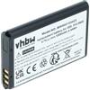 vhbw batteria compatibile con Toshiba CAMILEO P100 HD, Air 10, P100, P10, B10 Pocket, P20, B10 videocamera camcorder (1200mAh, 3,7V, Li-Ion)
