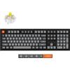 Keychron K10 MAX Tastiera meccanica wireless, 2,4 GHz/Bluetooth/USB-C, RGB, QMK/VIA, Macro programmabili, Hot-swap, PBT Keycaps, Per Mac Windows, Super Banana Switch