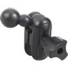 HDOYTXXM Adattatore a testa sferica, prolunga adattatore per montaggio articolare, morsetti per porta tablet auto da 17 mm