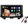 PLKEQS Android 15 Autoradio Sat Navi per A-udi Q3 (2011-2018) 9 pollici Unità principale Tablet Pad Lettore multimediale con Wireless Carplay Android Auto GPS Navigazione FM RDS BT 5G-WiFi SWC DSP,M500s