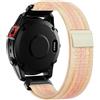 ANBEST Cinturino per Garmin Fenix 7 Pro/Fenix 6 Pro/EPIX, Cinturino in Nylon a Strappo da 22 mm con Passante per Fenix 5/EPIX Pro 47 mm/Forerunner 955/945/935/965/745 (Galassia/Rosa)