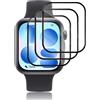 Funrae TPU Pellicola Protettiva Compatibile per Huawei Watch Fit 5 [3 Pezzi], Senza Bolle [Anti Graffi] Trasparente Ultra HD Protezione Schermo Protettivo Facile con Kit D'Installazione