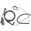 HYSHIKRA Cavo adattatore audio radio universale a 2 vie da 3,5 femmina a multi-pin con PTT 3,5 mm Jack Headset Compatibile con Motorola CP040 DP1400 GP68 GP88 GP300 XT420 XT460 (RED forma G)