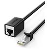 UGREEN Cavo Ethernet Prolunga Cat6 da 1 Gbps 250 MHz Cavo Lan Gigabit per PS4, Console, TV Box, Adattatore di Rete, Modem, Router, Switch, Presa di Rete, Access Point, Compatibile con CAT5 (0,5M)