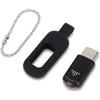 GOWENIC Telecomando IR per Smartphone, Mini Controller IR Smart Universale di Tipo C per Condizionatore D'Aria, TV, DVD, STB, Plug and Play, con Portachiavi e Custodia in Silicone