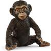 SCHLEICH 14884 Cría de chimpancé, da 3 Anni, Wild Life - Figura, 5 x 4 x 4 cm
