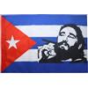 AZ FLAG Bandiera Cuba Con Fidel Castro 150x90 cm - Bandiera Cubana 90 x 150 cm Foro per Asta