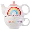 Rainbow Positivitea Tea For One Book NUOVO