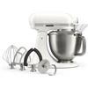 Kitchenaid Artisan Plus, Planetaria con testa reclinabile 4,7 L 5KSM50PKVEPL, Porcelain white