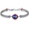 Brosway Bracciale Uomo, Bracciale Rigido in Acciaio | Collezione Horizon - BHO11