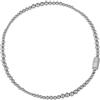 Breil, Collezione Magnetica System, Girocollo Medium Moon, Collana da Donna in Acciaio Lucido, Pratica Chiusura con Magnete, Lunghezza 45 cm, Silver, Gioielli Donna e Ragazza