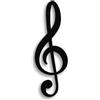 Social Crazy GLOBAL - SCRITTA IN LEGNO - Music Note - PRODOTTO ARTIGINALE MADE IN ITALY - STAMPA UV AD ALTISSIMA QUALITÀ (40x13 cm)