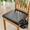 WWQQKJ Coprisedili per Sedie da Pranzo in Pelle Sintetica con Reticolo Elasticizzato 1/2/4/6 Pezzi Coprisedie Antimacchia Impermeabile Coprisedia Seduta per Cucina(Nero,2 Pezzi)