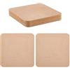 UNICRAFTALE 6pz Sistema di Mazze per Inserti per Mazze da Tornio in Fibra di Legno Inserti per Mazze da Tornio in Ceramica Quadrati Interni da 20cm Esterne Tavole di Cuneo per Argilla per Lancio