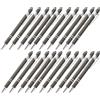 ZORESCOLEO 20 penne a sfera retrattili in metallo con punta touch screen penna clip in metallo punta 1,0 mm scrittura senza intoppi per ufficio