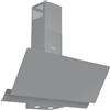 Wiggo A942G - Cappa aspirante da 90 cm, senza testa I cappa di scarico 626 m³/h, display touch a 4 livelli, classe di efficienza energetica A, con 2 filtri a carbone, cappa anteriore in vetro grigio