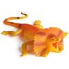 Jectse Figurine Realistiche di Modelli Animali Lucertola Gialla Giocattolo Antistress per Bambini Divertente Giocattolo di Decompressione di Simulazione in Gomma TPR per Insegnanti di Home Office