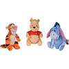 Simba Winnie The Pooh - Peluche 17 cm, set di 3 - Winnie Pooh, Tigro o Ih-Oh - Peluche extra morbido