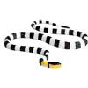 JOKFEICE Realistico Figure di Animali di Corallo Del Serpente di Mare Giocattolo Animale, Progetto di Scienza, Cake Topper, Compleanno Regalo Di Natale per I Bambini(Bianco Nero)