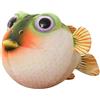 TARSHYRY Adorabile Pesce Palla Farcito Morbido Peluche Soffice Cuscino per Divano Decorazione Camera da Letto Regalo (Green)