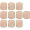Oceanlend Dadi in legno vuoti, 10 pezzi di dimensioni assortite da 8 a 30 mm, cubi fai da te per incisione, stampa, intaglio, blocchi quadrati incompiuti, giochi notturni in famiglia e attività creative (30 mm)