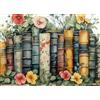 Bullglesup Puzzle per Adulti, 1000 Pezzi, Vintage Books con Poster, si Adattano Perfettamente tra Loro Lettere sul Retro, Senza Polvere, Regalo per Anziani (70 x 50 cm)