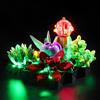 MENZAVA Kit di Illuminazione a LED Compatibile con LEGO 10309 Piante grasse Botanical Collection Modello da Costruire - Set di luci per a LED Il Modello (Non includere Il Modello)