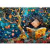 MOJIGE Puzzle da 1000 pezzi, puzzle per adulti, un puzzle impegnativo, per tutta la famiglia, regali per donne, regali per uomini, tema: ragazza delle fiabe
