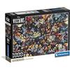 Clementoni - Puzzle 1000 Pezzi per Adulti e Ragazzi, Illustrazione Disney Villains, Idea Regalo, Made in Italy, 70x50 cm, Poster Incluso, 37518