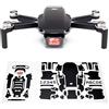 WRAPGRADE Skin set di adesivi compatibile con DJI Mini 2 (STEALTH BLACK)