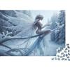 VNXTPQLKWMDJ Fata Invernale Puzzle per Adulti 1000 Pezzi Scena Sognante Decorazione Casa 52x38cm/1000pcs