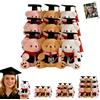 FAHOXUMR 3 a 18 Pezzi Orsetto Laureato Personalizzato Piccolo con Foto Testo 10cm, Small Graduation Bear Peluche Personalizzabile Regalo di Laurea per Bambini e Adulti Perfetto per Asilo Nido