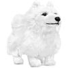 capybaraflying Realistico peluche cane, super morbido peluche a forma di cane Samoiedo, modello di giocattolo unico per bambini, adatto come regalo da collezione e come decorazione per la casa