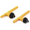 Ruilogod 2 pz 18 mm ingranaggio Dia 12 denti T a forma di presa a forma di metallo Drill Chuck Key