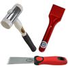 Virtual Plastics Kit di strumenti per vetri, scalpello Xpert, paletta per vetri e martello in nylon Thor 710