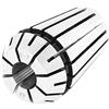 Ruilogod ER20 8mm Pinza a molla Supporto per lastre di fresatura CNC Tornello 8-7mm Gamma di morsetti
